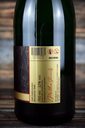 Donatella vin mousseux or - demi-sec 0,75l - 12% vol. 2