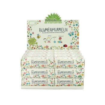 Plateau - billes de fleurs (42 pièces) I cadeau & idée cadeau pour enfants I pochettes cadeaux I jardin I anniversaire d'enfant I baptême, communion, confirmation 1