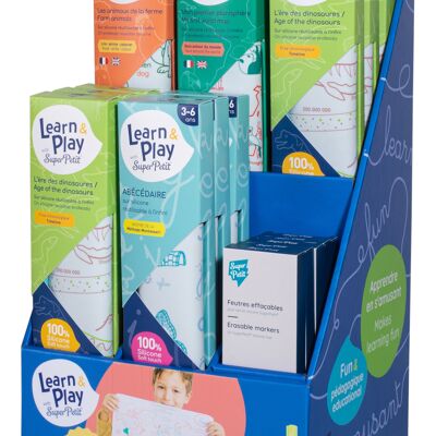 NEW: LEARN & PLAY display delivered empty flat