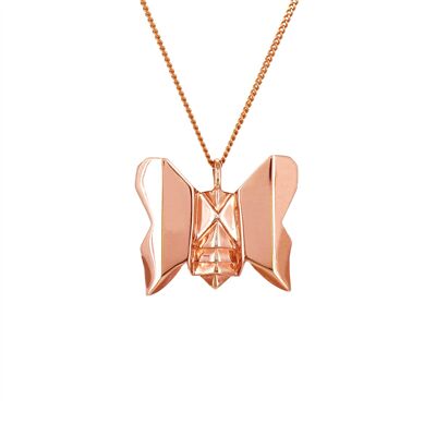 PINK BUTTERFLY NECKLACE