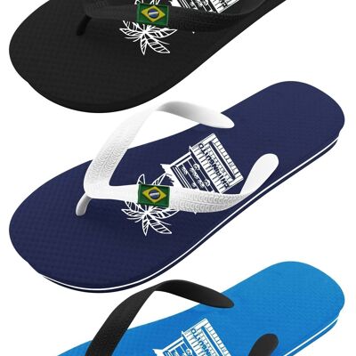 Men's Brazil flip-flops CHIRINGUITO - Size 42/43 to 46/47 - 4 colors - 20 pairs