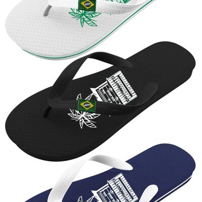 Brasil flip-flops for Women and Juniors CHIRINGUITO - Size 36/37 to 40/41 - 4 colors - 20 pairs