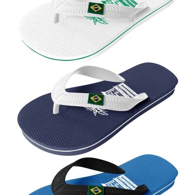 Children's Brazil flip-flops CHIRINGUITO - Size 28/29 to 34/35 - 4 colors - 20 pairs