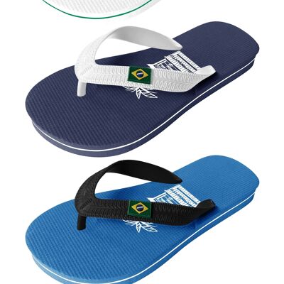 Children's Brazil flip-flops CHIRINGUITO - Size 28/29 to 34/35 - 4 colors - 20 pairs