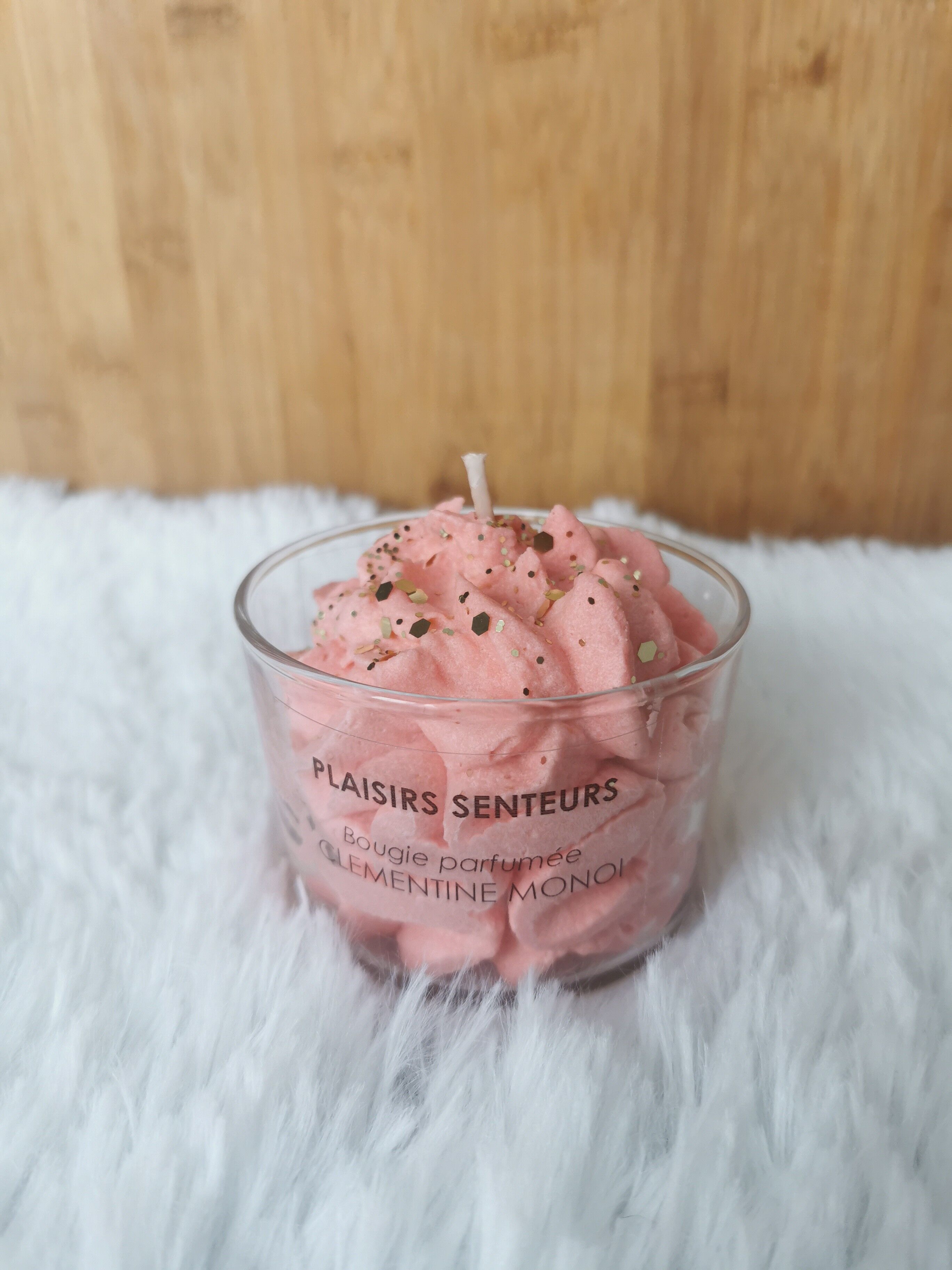 Chantilly candle Clementine Monoï 130g