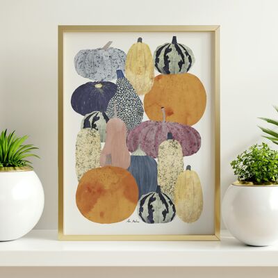 ART PRINT "Pumpkins" -various sizes