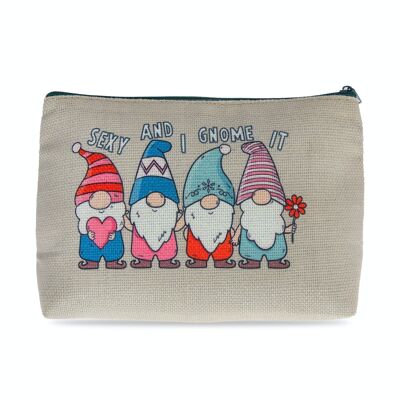 Mad Beauty Gnome Matter What Cosmetic Bag