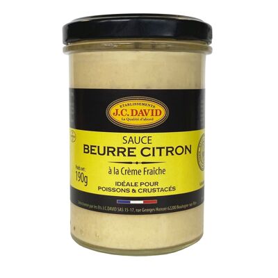 Zitronenbuttersauce mit Crème fraîche – 190 g