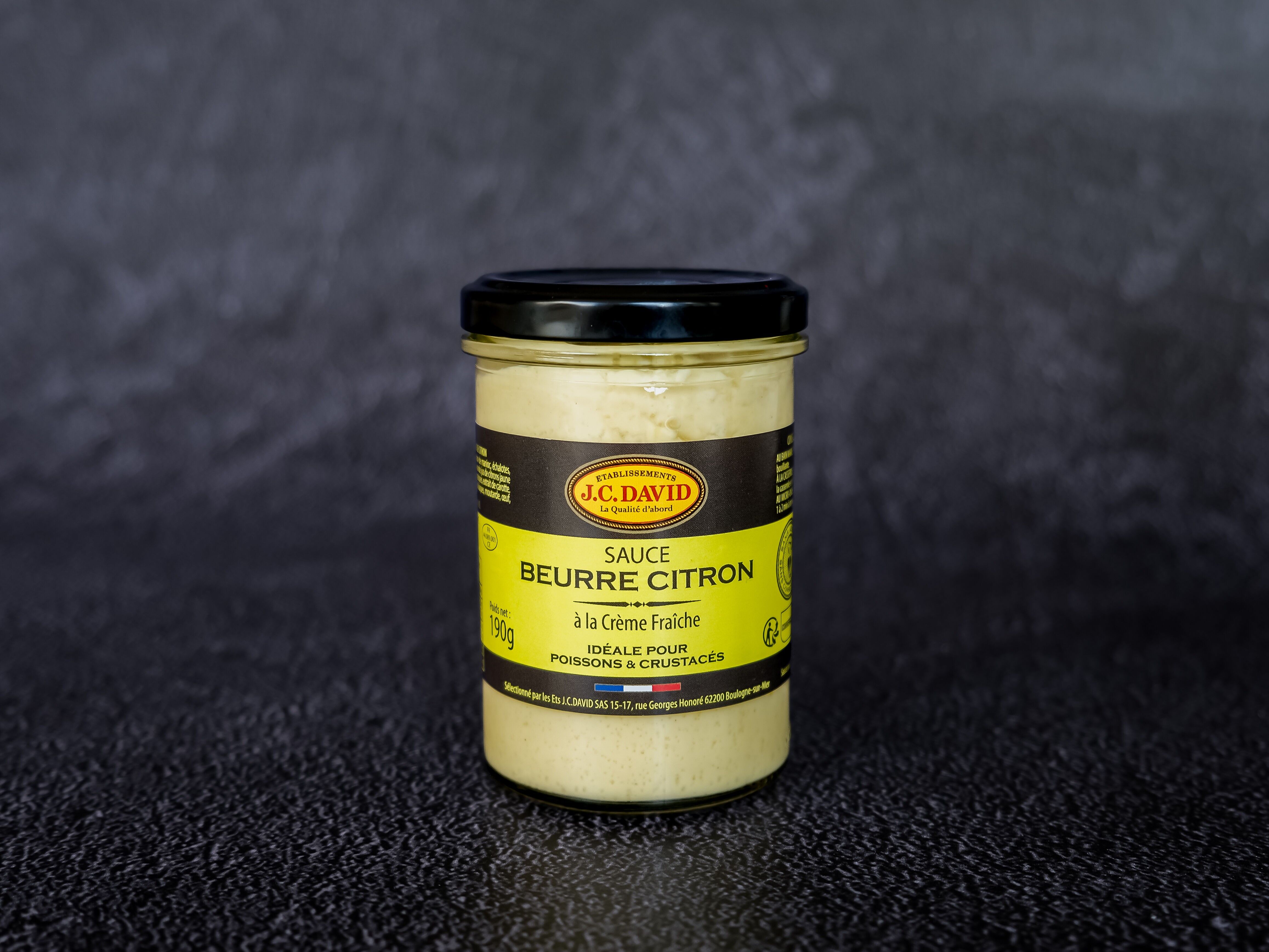 Sauce Beurre Citron à la crème fraîche - 190g