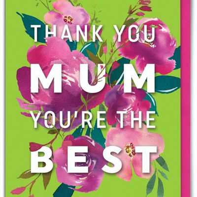 Funny Mother's Day Card - Thank You Mum