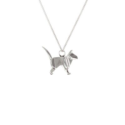 SILVER CAT NECKLACE