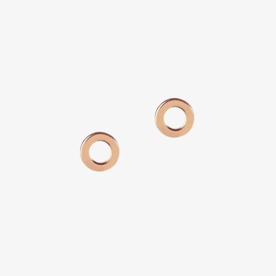 Loop Studs - Rose Gold