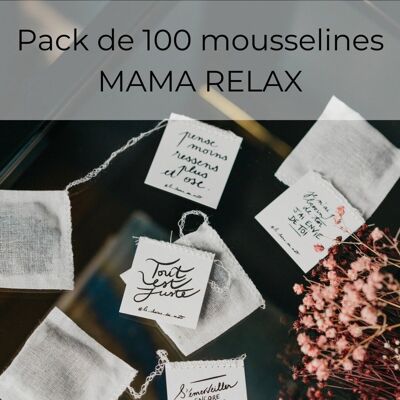 MAMA RELAX INFUSIÓN ORGÁNICA - PACK 100 MOUSSELINE CHR