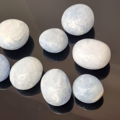 Crystal Palmstone Blauer Calcit
