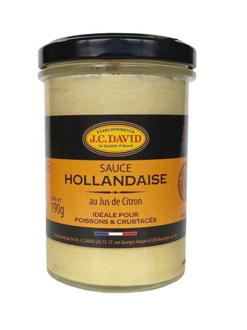 Sauce Hollandaise au jus de citron - 190g 1