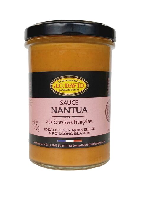 Sauce Nantua aux Ecrevisses Françaises - 190g