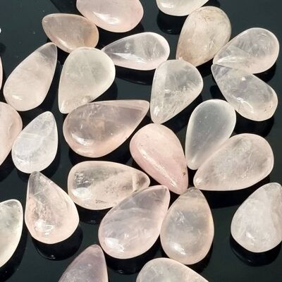 Cabochons en cristal de quartz rose de haute qualité
