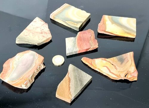 Polychrome Jasper Crystal Slices