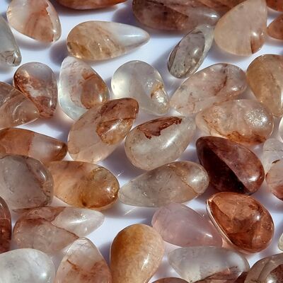 Red Hematoid Quartz Crystal Cabochons