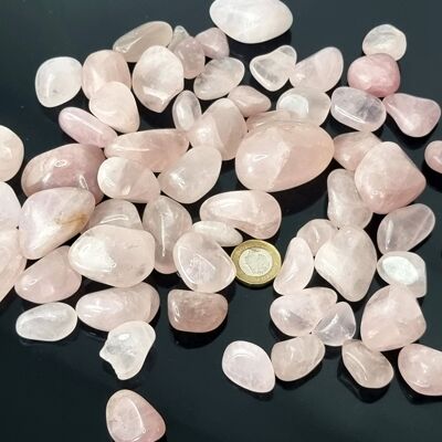 Pierres roulées en cristal de quartz rose