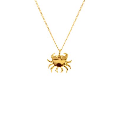 VERMEIL CRAB NECKLACE