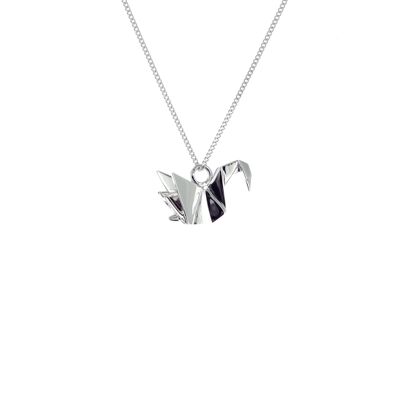 SILVER SWAN NECKLACE