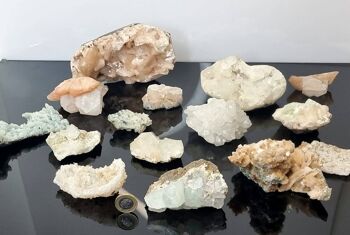 Assortiment de lots mixtes de cristaux de zéolite 1