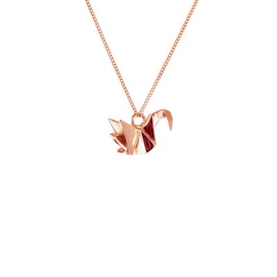 PINK SWAN NECKLACE