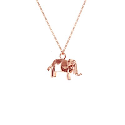 PINK ELEPHANT NECKLACE