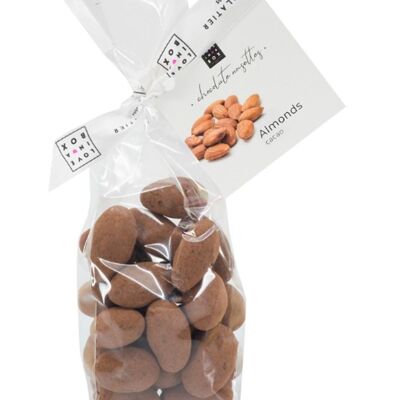 Chocolate Almonds Milk Cocoa – roasted almonds covered with milk chocolate and cocoa