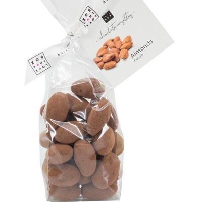 Chocolate Almonds Milk Cocoa – amandes grillées recouvertes de chocolat au lait et de cacao
