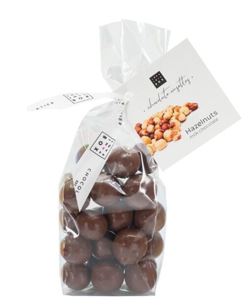 Chocolate Hazelnuts Milk – roasted hazelnuts covered with milk chocolate