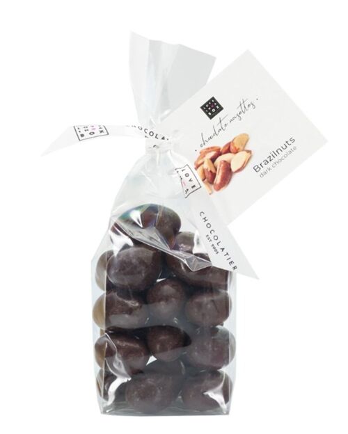 Chocolate Brazil nuts Dark – roasted Brazil nuts covered with dark chocolate - Easter