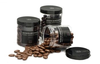 Grains de café au chocolat – grains de café recouverts de chocolat au lait et de poudre de cacao 2
