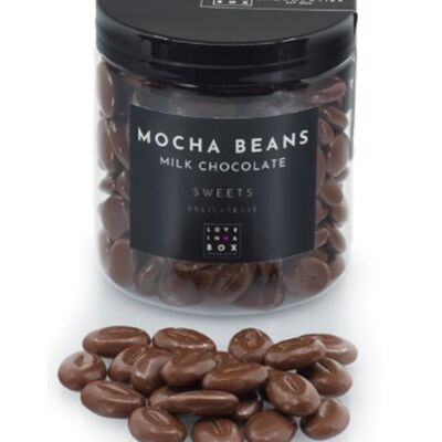 Chocolate mocha beans - milk chocolate mocha beans Love in a Box