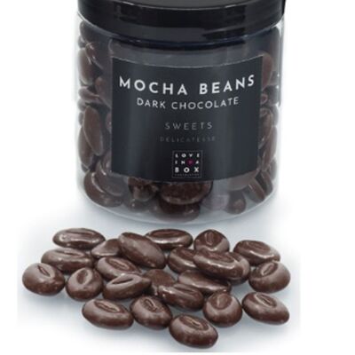 Schokoladen-Mokkabohnen – Dunkle Schokoladen-Mokkabohnen-Liebe in einer Box