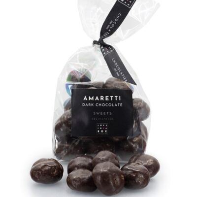 Amaretti Dark Chocolate - Amaretti cookies coated with dark chocolate