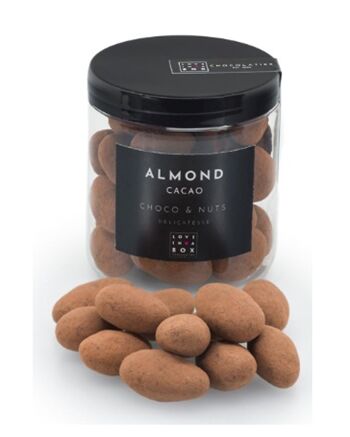 Chocolate Almonds Cocoa – amandes grillées recouvertes de chocolat au lait et de cacao 1