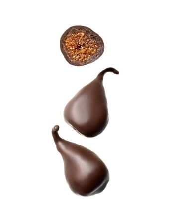 Figues au chocolat Chocolat noir – figues séchées recouvertes de chocolat noir 2