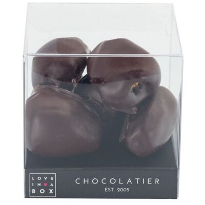 Dátiles con chocolate Chocolate amargo: dátiles cubiertos de chocolate amargo