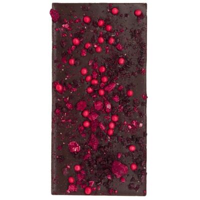 Barra de Chocolate - Cereza Frambuesa - Oscura