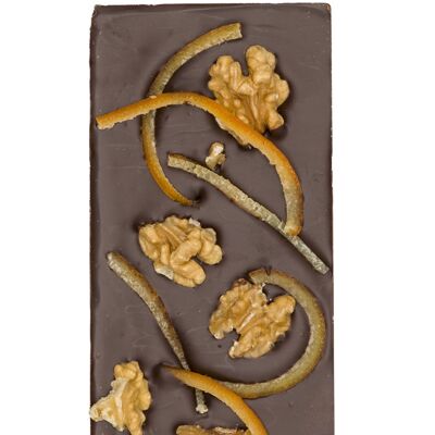 Barra de chocolate - Nuez Naranja - Oscuro
