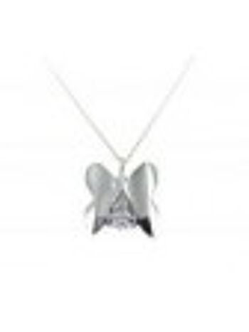 Tour de cou  papillon argent