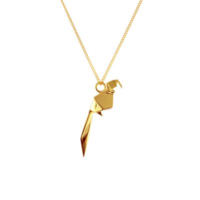 VERMEIL PARROT NECKLACE