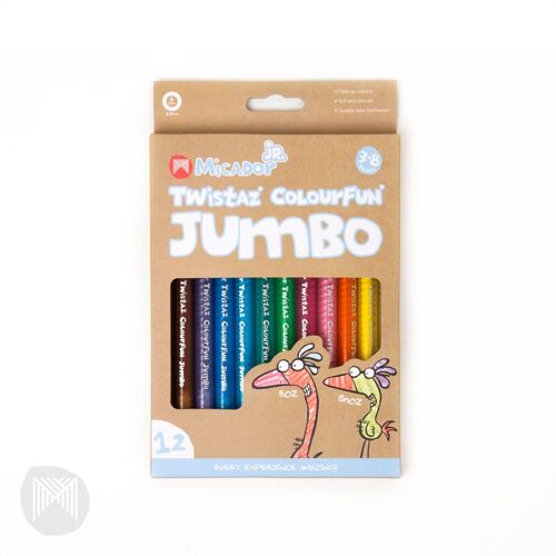 Twistaz Jumbo Wax Crayons