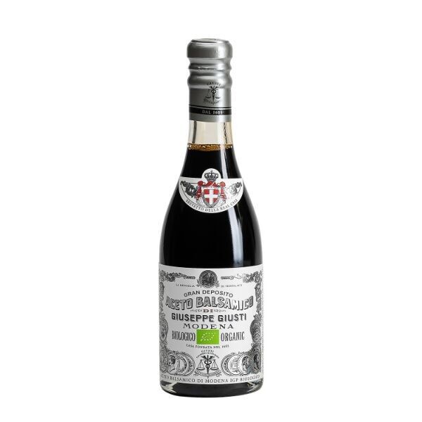 Giusti - Aceto Balsamico di Modena IGP 1 Medaglia d'Argento Biologico - 250ml
