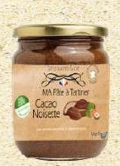 Ma Pâte à Tartiner Cacao Noisette Sans Sucres and Cie