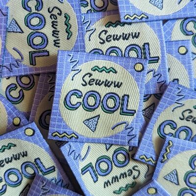 Etiquettes à coudre "Sew Cool"