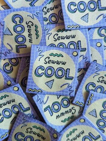 Etiquettes à coudre "Sew Cool"
