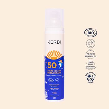 Crème solaire bébé / enfant SPF50 - 100g 1
